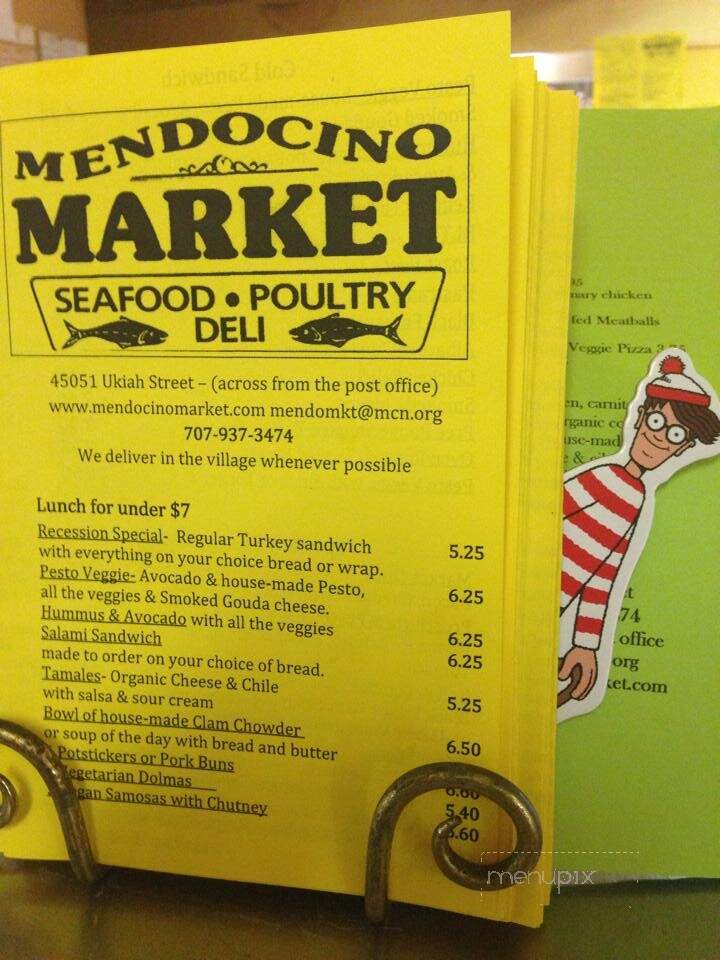 Mendocino Market and Deli - Mendocino, CA