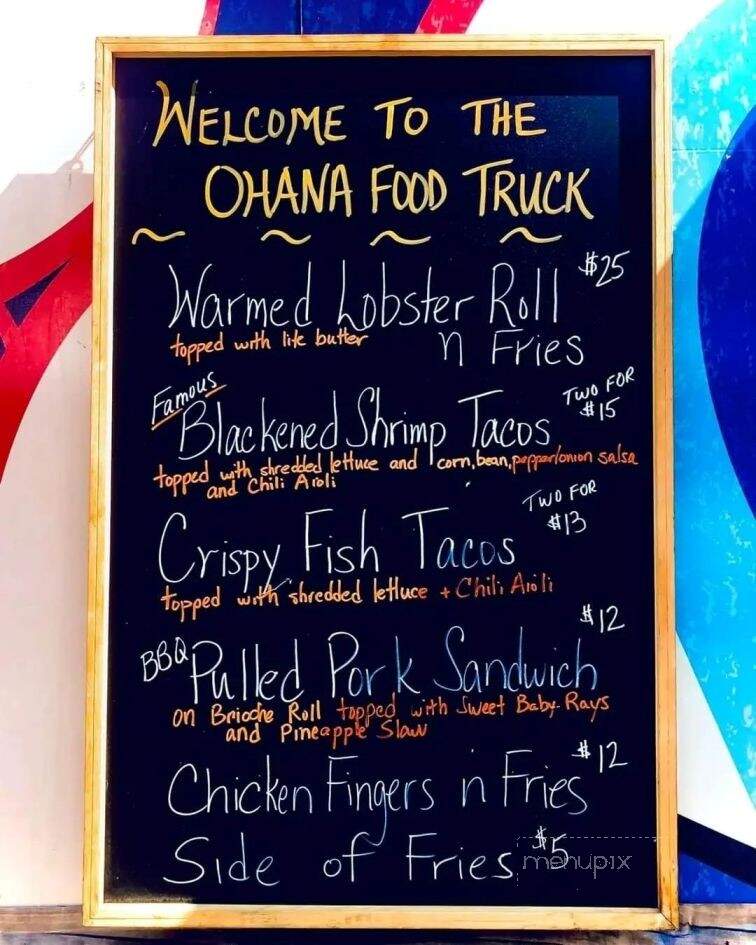 Ohana Grill - Lavallette, NJ menu_pic