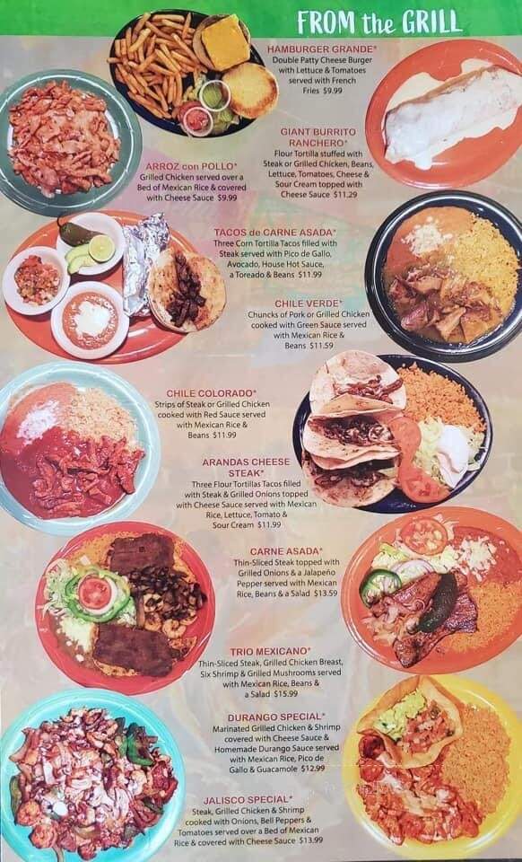 Las Palmas Mexican Restaurant - Mason City, IA menu_pic