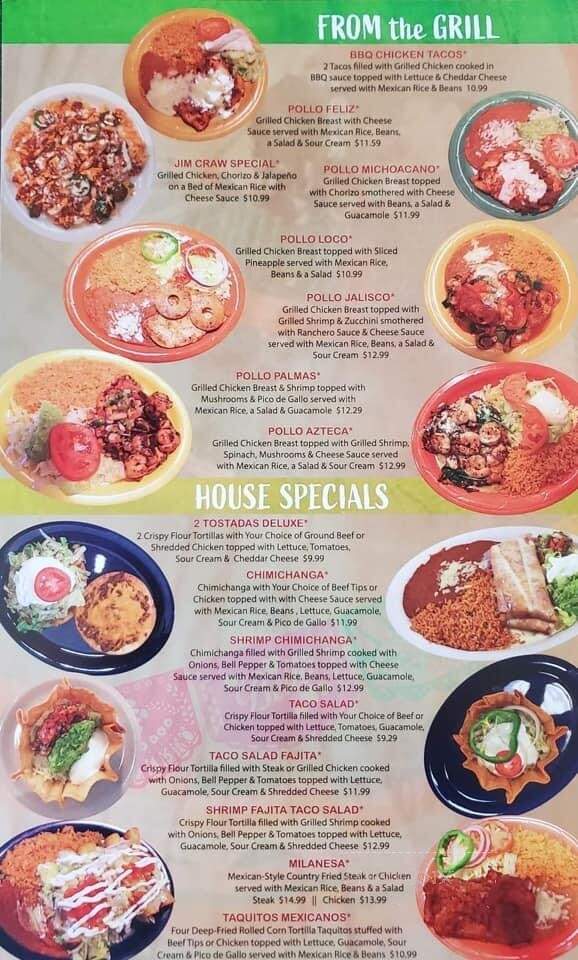 Las Palmas Mexican Restaurant - Mason City, IA menu_pic