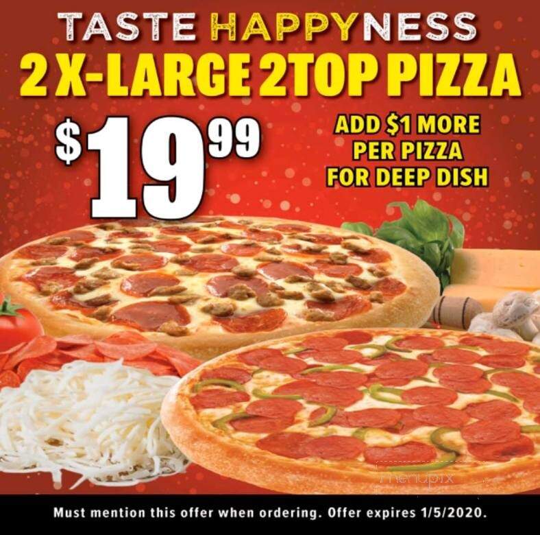 Happy's Pizza - Southgate, MI menu_pic