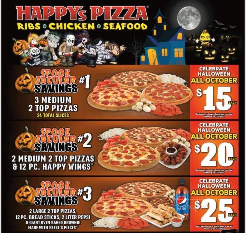 Happy's Pizza - Southgate, MI menu_pic