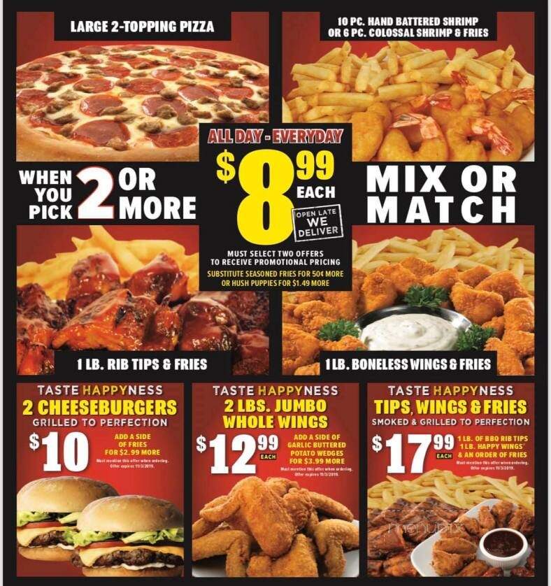 Happy's Pizza - Southgate, MI menu_pic