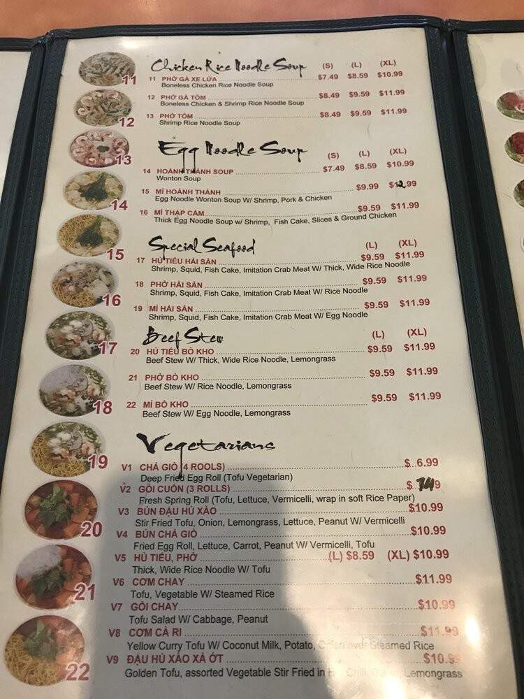Pho Saigon - Redding, CA menu_pic