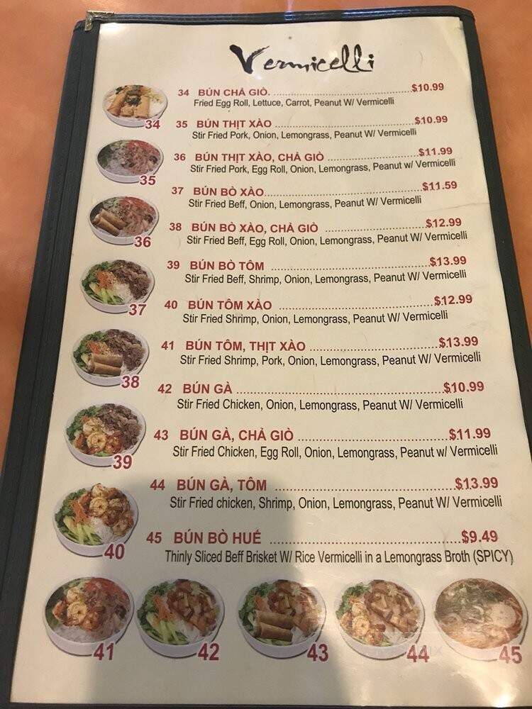 Pho Saigon - Redding, CA menu_pic