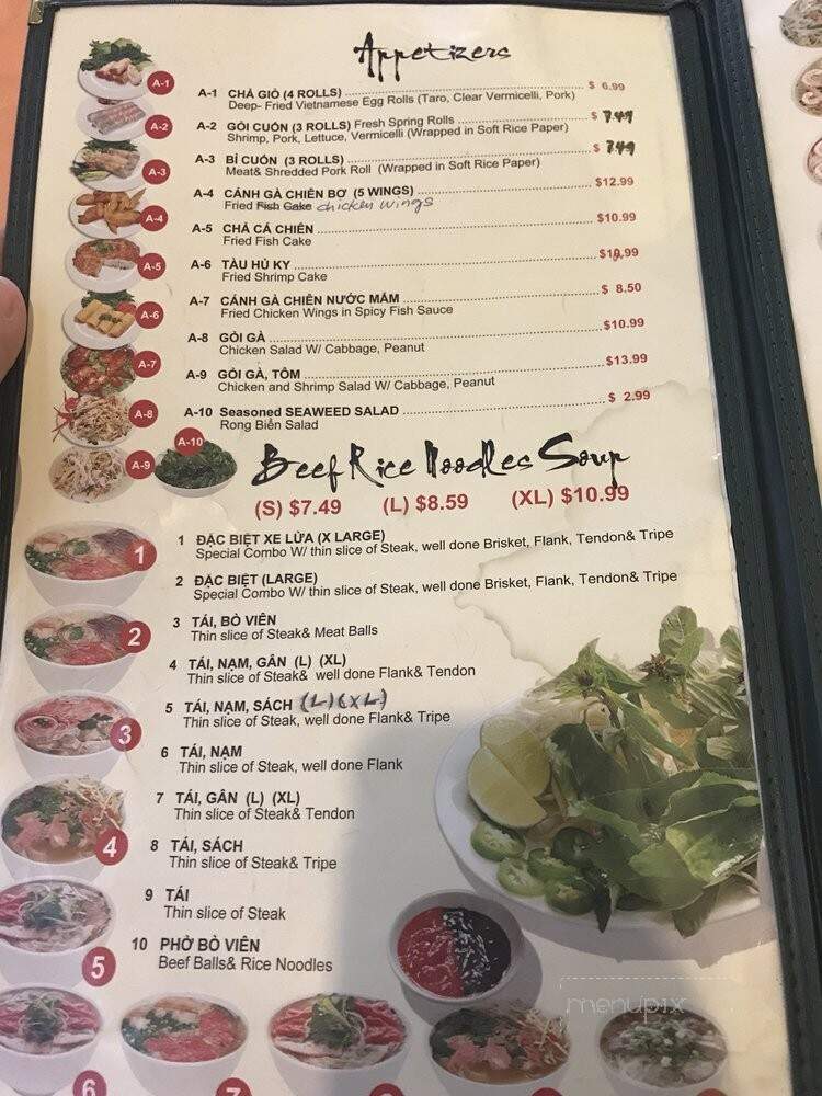 Pho Saigon - Redding, CA menu_pic