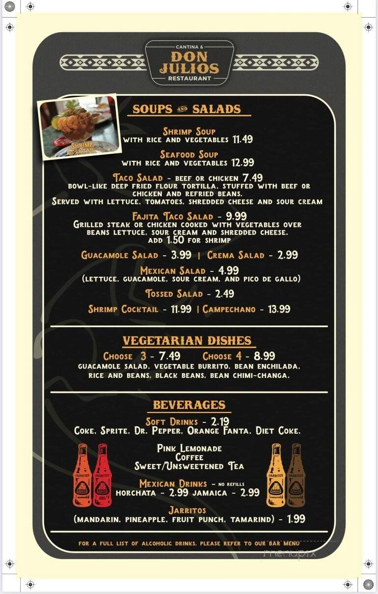 Don Jose Mexican Restaurant - Moultrie, GA menu_pic