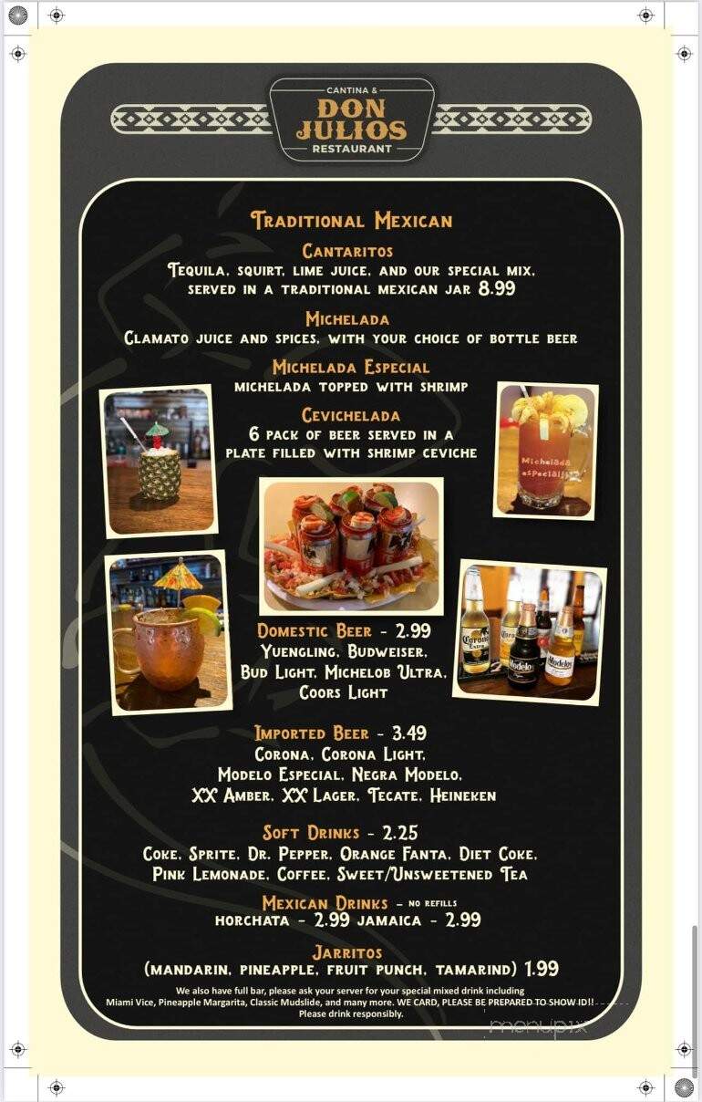 Don Jose Mexican Restaurant - Moultrie, GA menu_pic