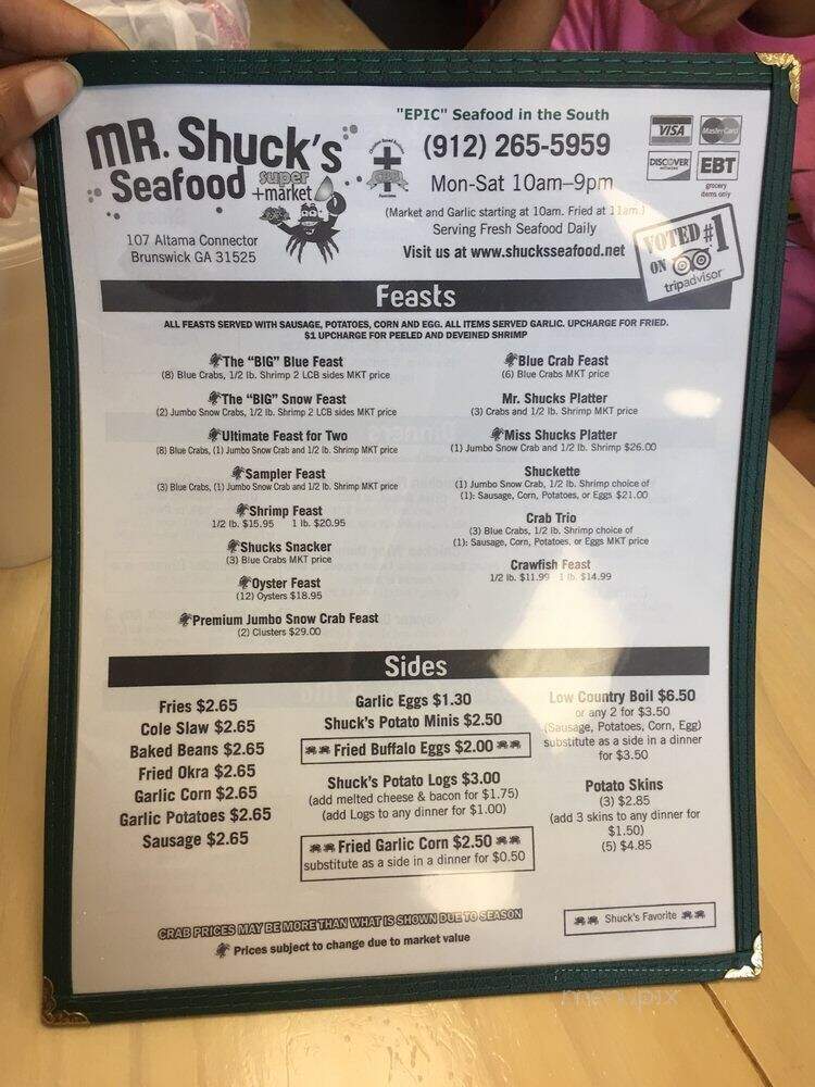 Shucks Seafood Market - Brunswick, GA