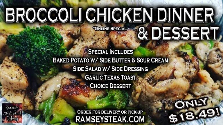 Ramseys Steak & Grill Delivery - Tulsa, OK