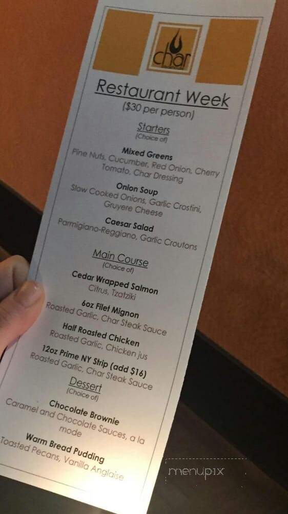 Char Steakhouse - Red Bank, NJ