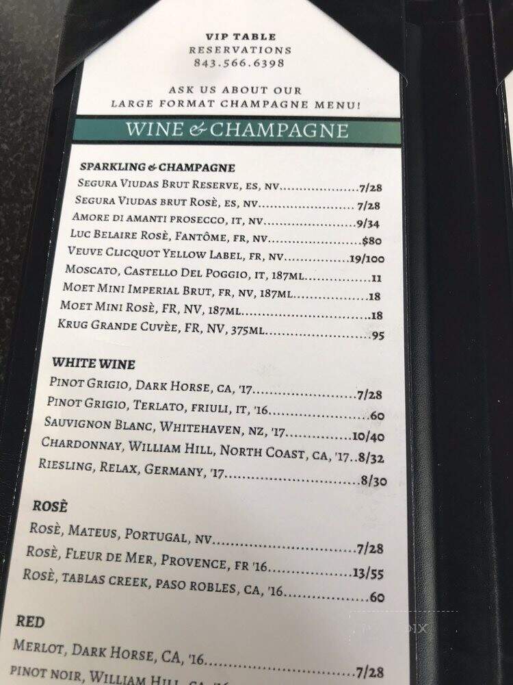 Republic Garden & Lounge - Charleston, SC menu_pic