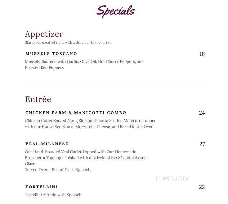 Amato's Ristorante and Pizzeria - Hobe Sound, FL menu_pic