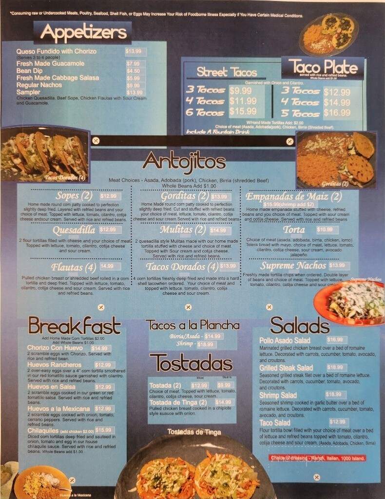 Alma's Mexican Kitchen - Wenatchee, WA menu_pic