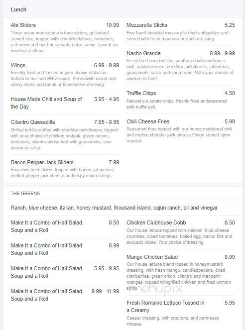 Rancho Vista Golf Course - Palmdale, CA menu_pic