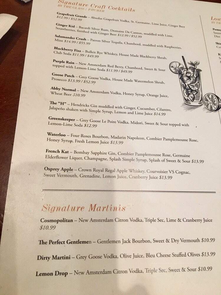 Market Salamander Grille - Palm Harbor, FL menu_pic