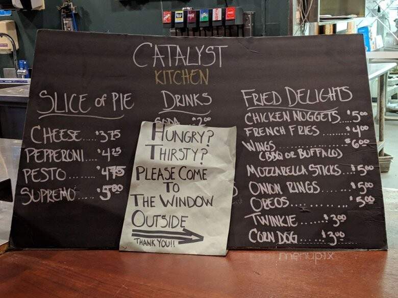 Catalyst - Santa Cruz, CA menu_pic