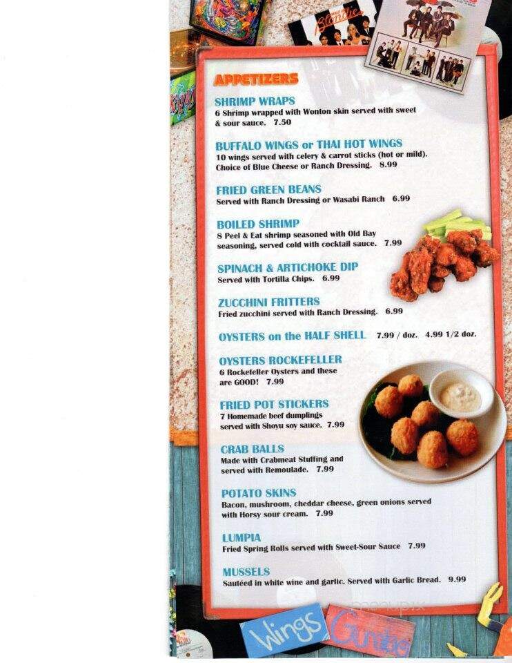 Steamboat Bar & Grill - Santa Rosa Beach, FL menu_pic