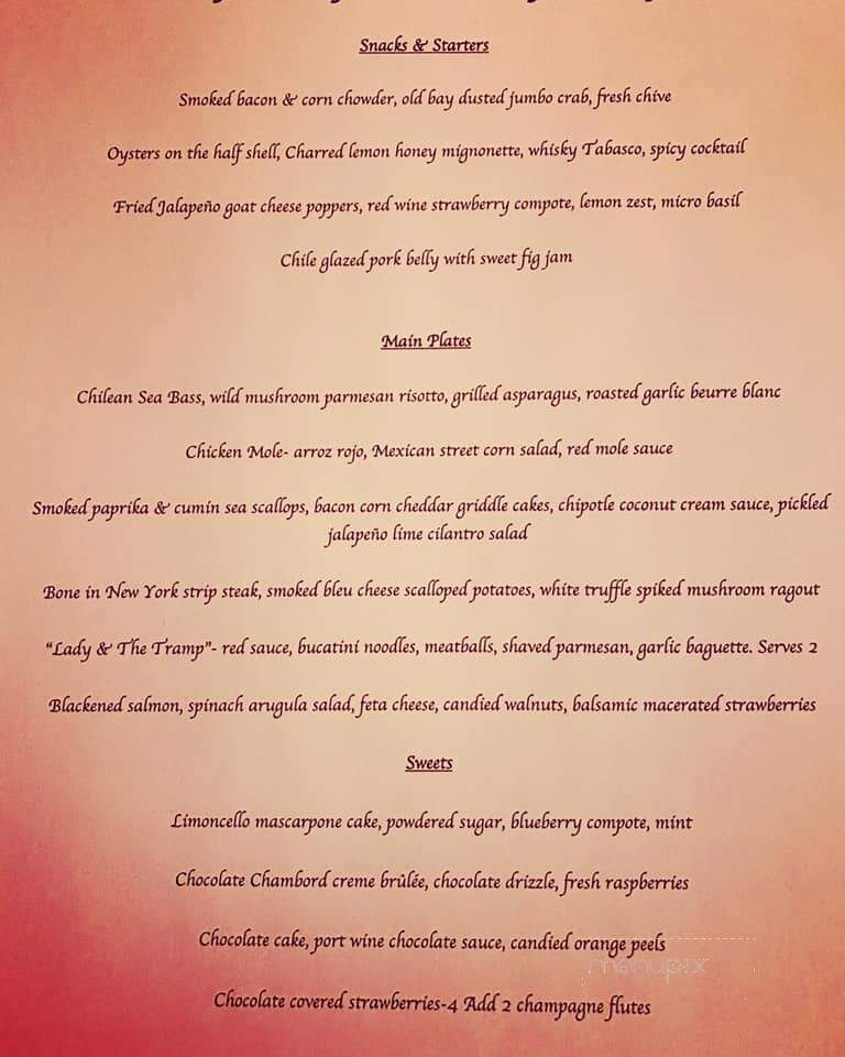 J. Corks - Greensburg, PA menu_pic