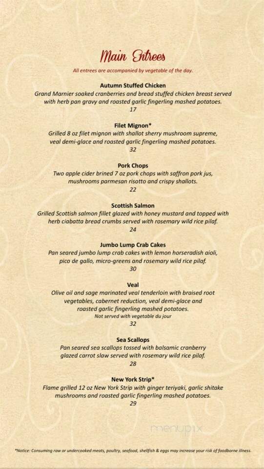 J. Corks - Greensburg, PA menu_pic