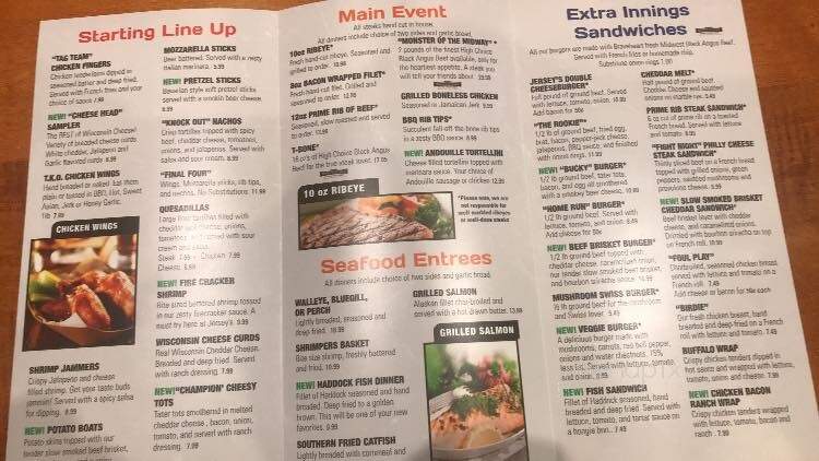 Jersey's Bar & Grill - Beloit, WI menu_pic