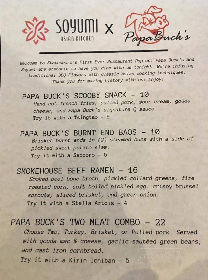 Papa Buck's BBQ - Metter, GA