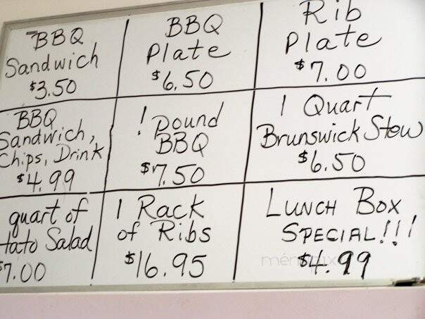 Papa Buck's BBQ - Metter, GA menu_pic