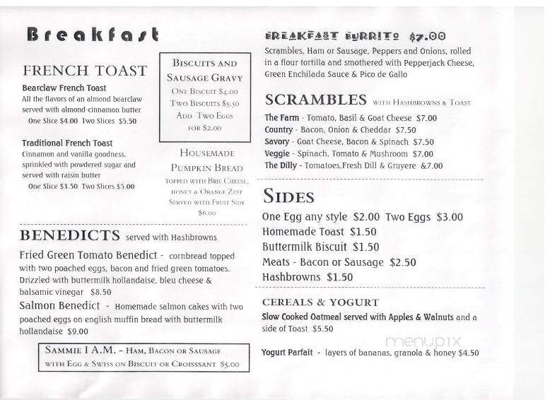 Bearclaw Bakery - Cooke City, MT menu_pic