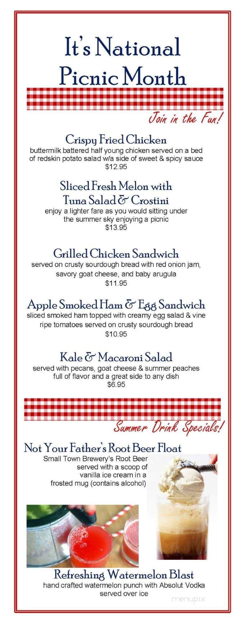 1757 Golf Club Restaurant - Dulles, VA menu_pic