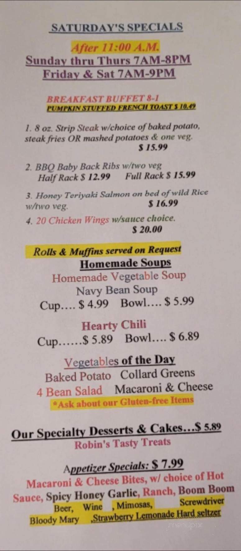 Smyrna Diner - Smyrna, DE menu_pic