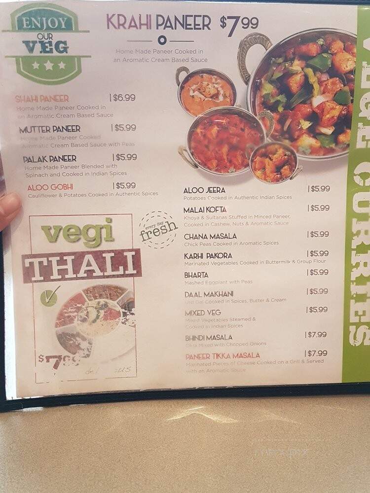 Sweet Palace Restaurant - Brampton, ON menu_pic