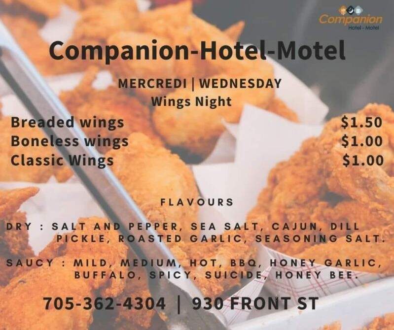 Le Companion Restaurant - Hearst, ON menu_pic