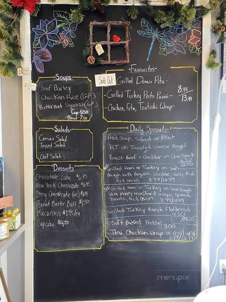 Traditions Garden Cafe & Gift Gallery - High Level, AB menu_pic