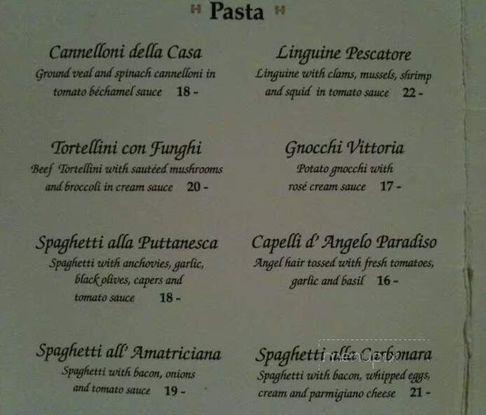 Il Chianti Restaurant - Calgary, AB menu_pic