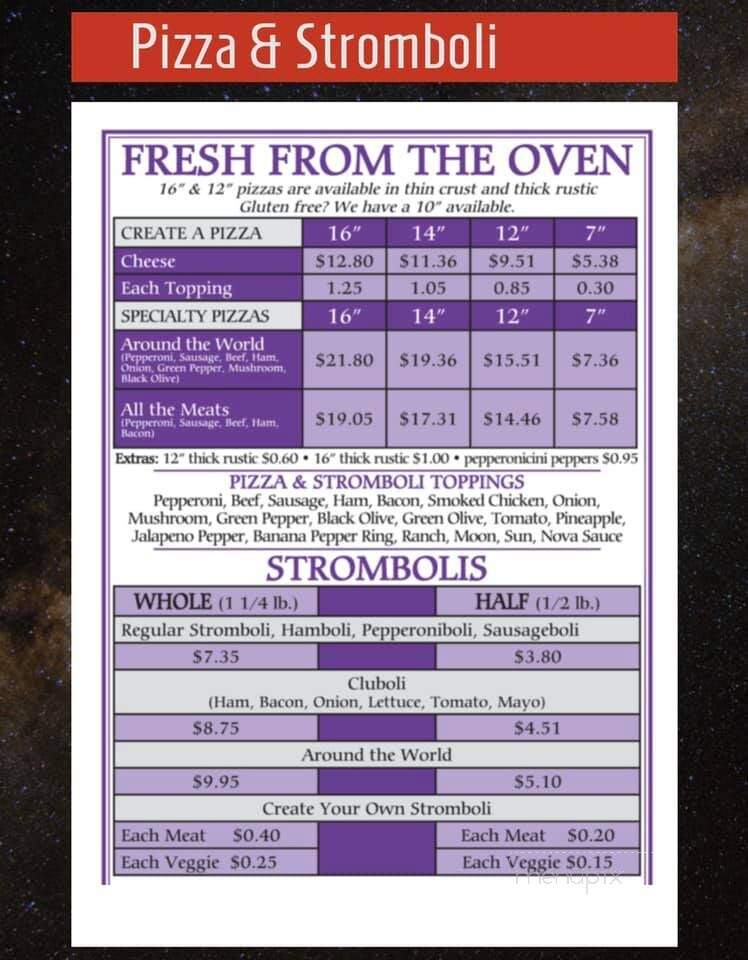 Galaxy Pizza - Hawesville, KY menu_pic