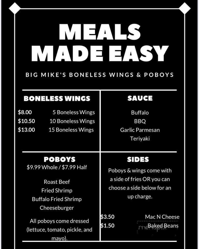 Bateau's Seafood - Mandeville, LA menu_pic