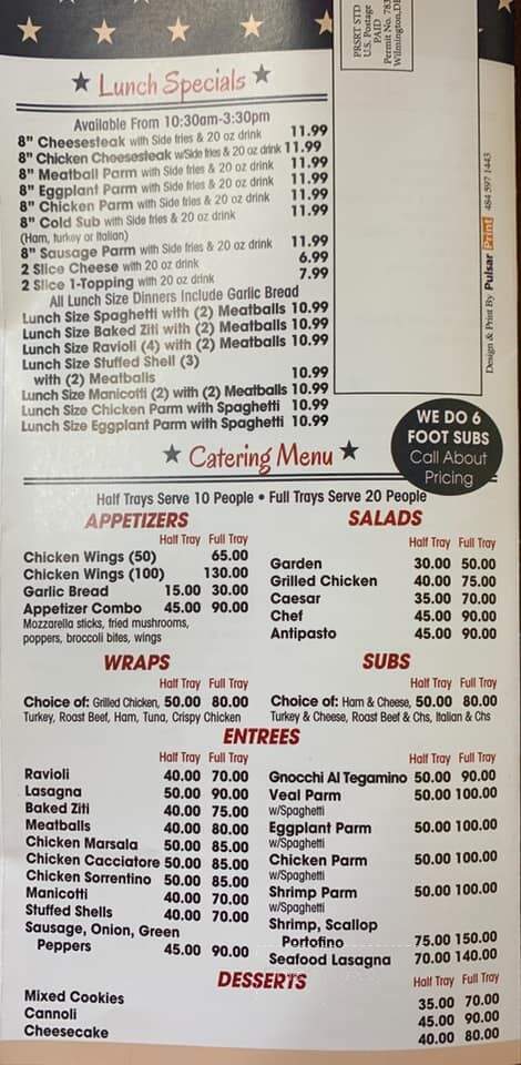 Cecilton Pizzaria - Cecilton, MD menu_pic