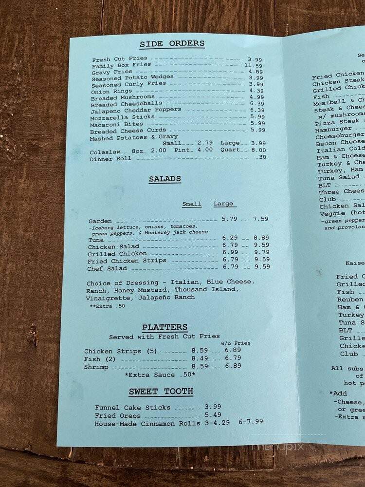 Green Valley Carry Out - Monrovia, MD menu_pic