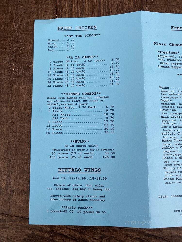 Green Valley Carry Out - Monrovia, MD menu_pic