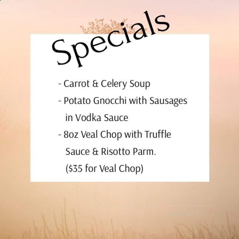 Scossa Restaurant & Lounge - Easton, MD menu_pic