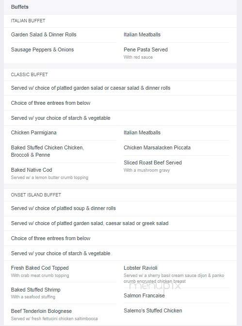 Salerno's Function Hall - Onset, MA menu_pic