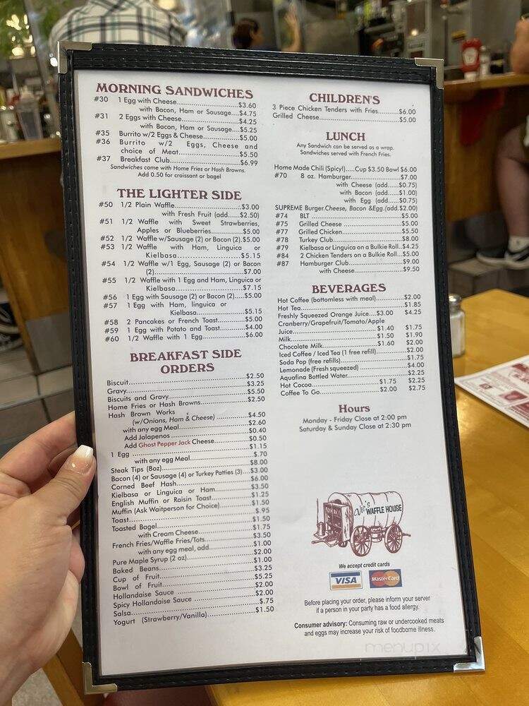 Vic's Waffle House - Tewksbury, MA menu_pic