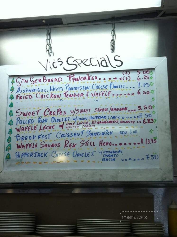 Vic's Waffle House - Tewksbury, MA menu_pic