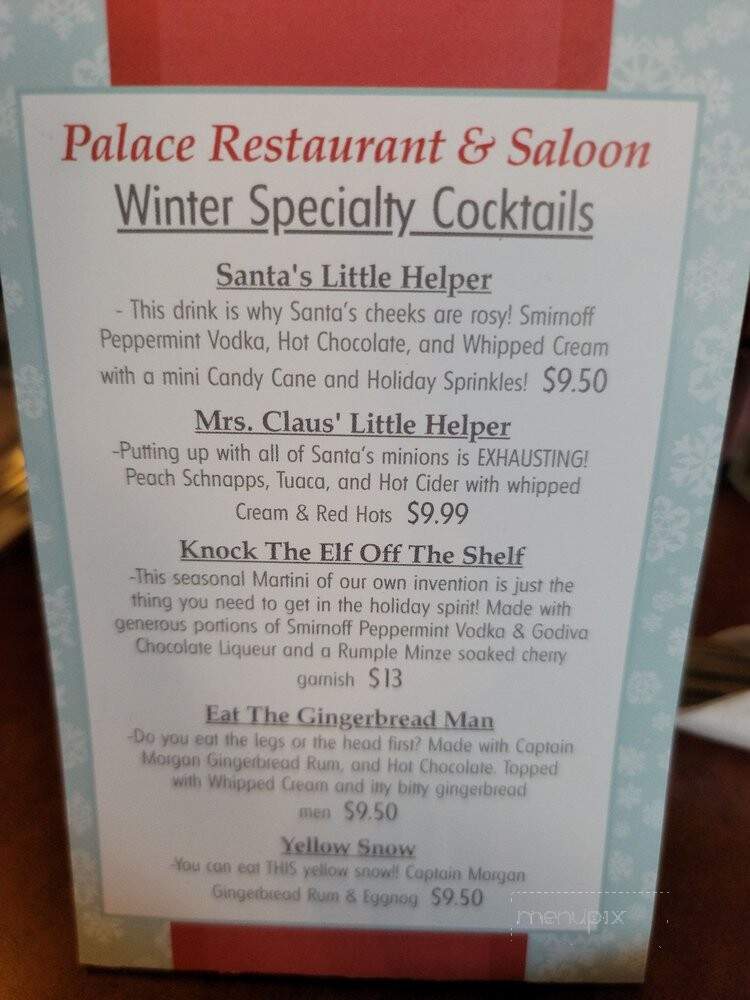 Palace Saloon & Restaurant - Virginia City, NV