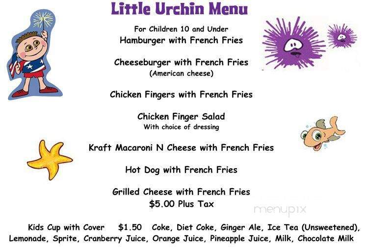 Purple Urchin Restaurant - Hampton, NH menu_pic