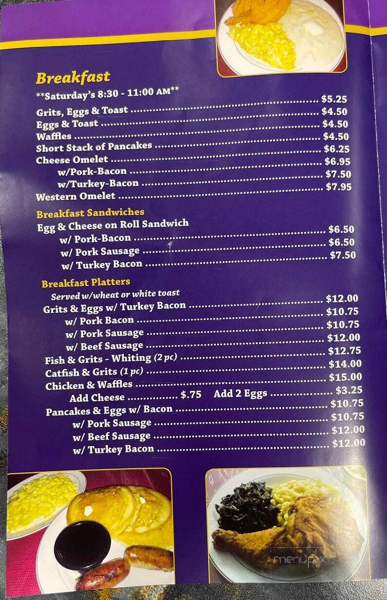 Momma's Place - Linden, NJ menu_pic