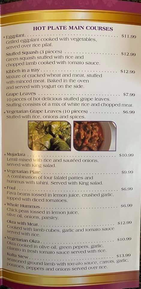 King Of Shish Kabab - West Paterson, NJ menu_pic