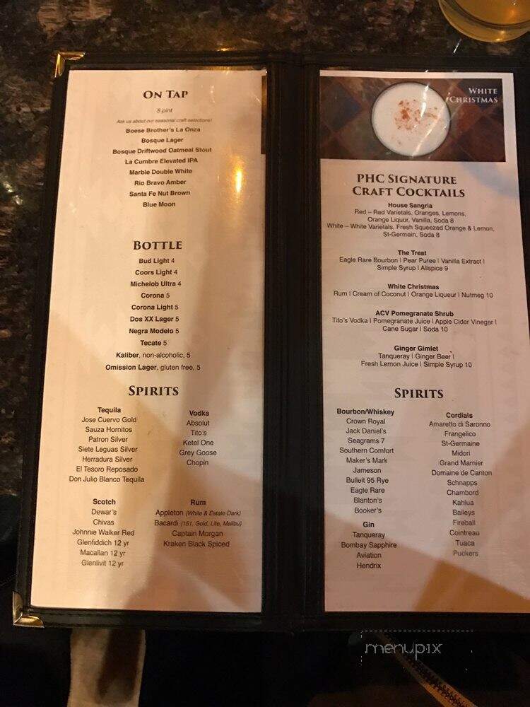 Pueblo Harvest Cafe - Albuquerque, NM menu_pic