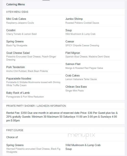 Catherine's Restaurant - Kennett Square, PA menu_pic
