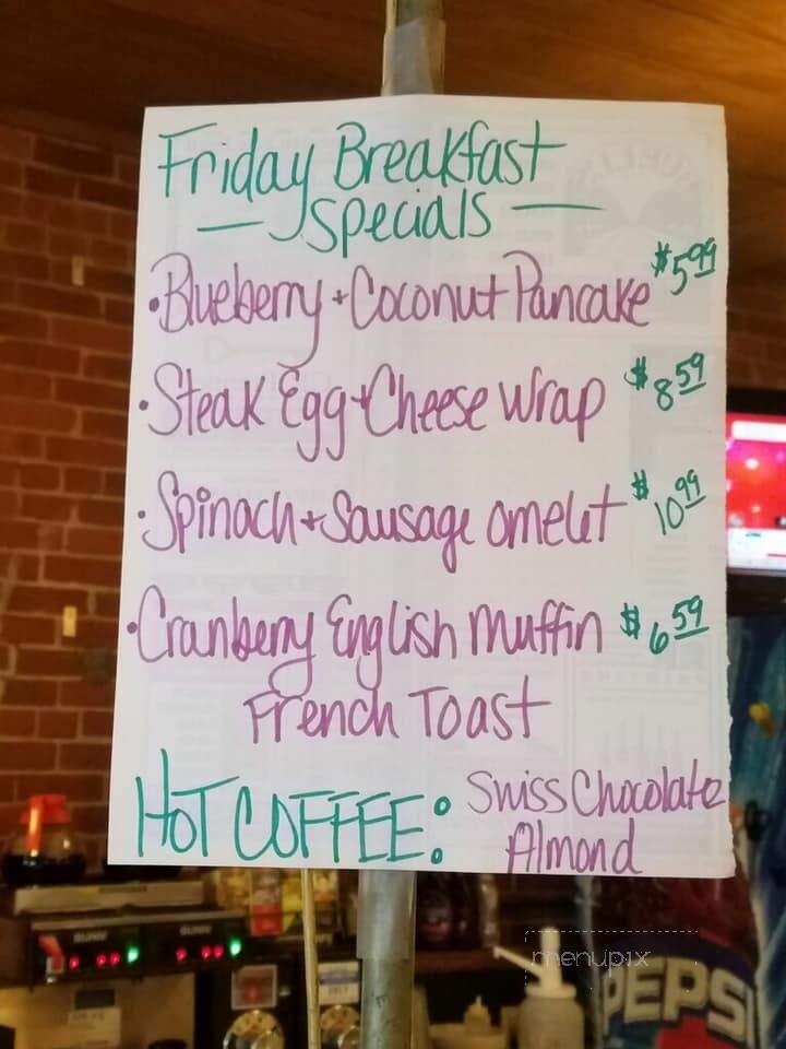 Bill's Bread & Breakfast - Putnam, CT menu_pic